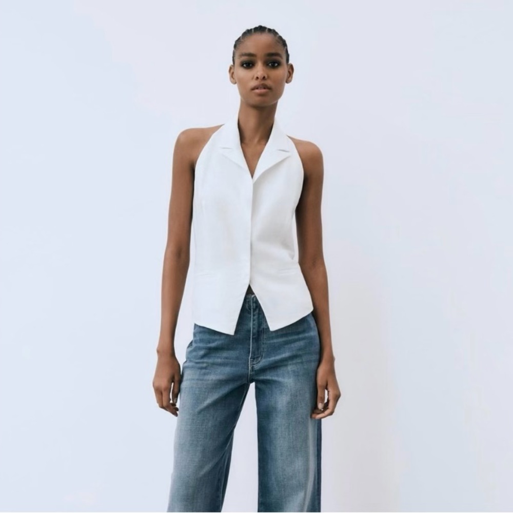Zara Linen Halter